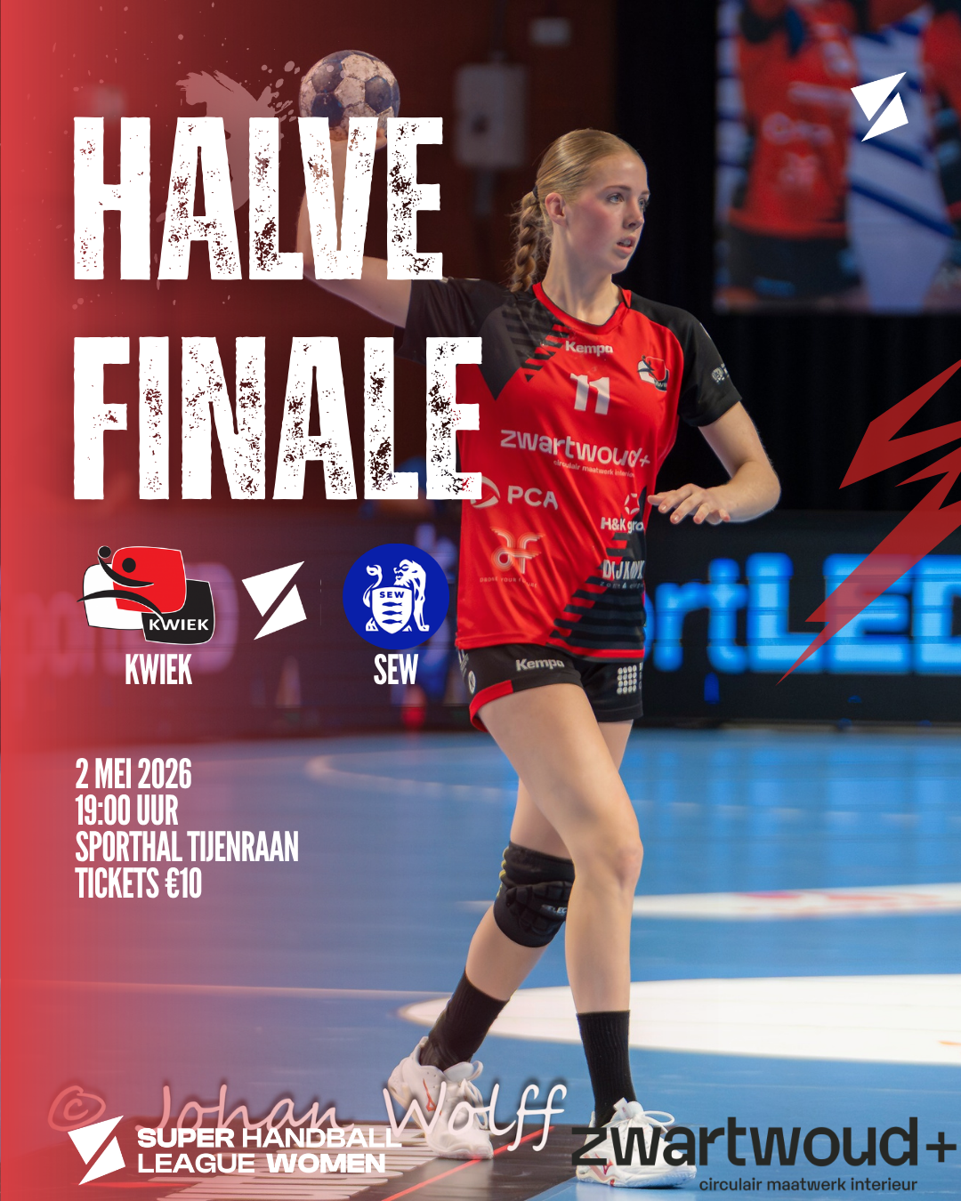 Zaterdag 2 mei: halve finale thuis - we hebben jou nodig!❤️🖤