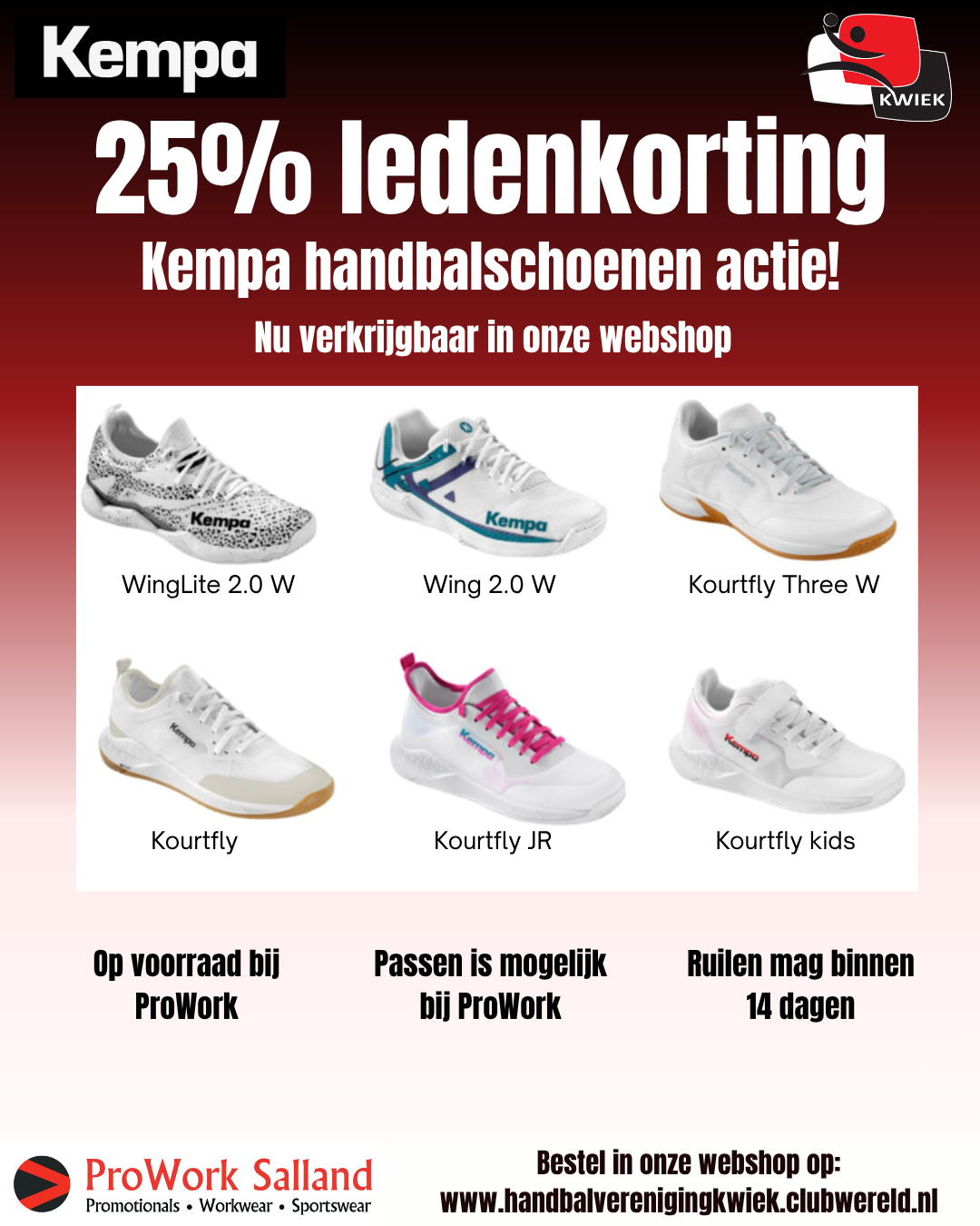 Kempa Handbalschoenen actie!