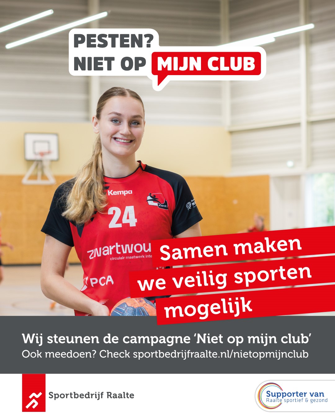 'Niet op mijn club'-campagne met Paris Scholten