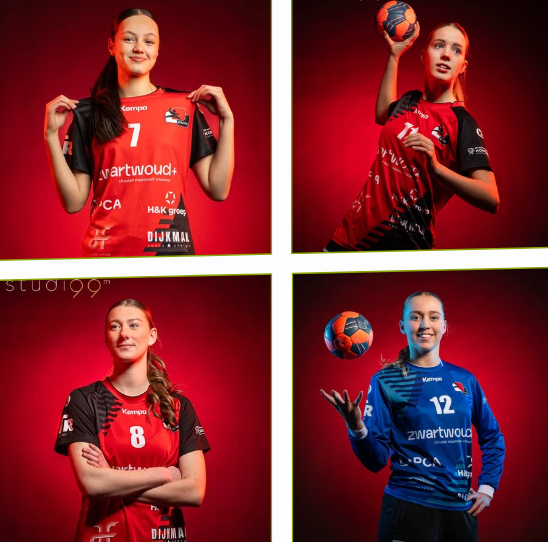 Anniko, Tess, Joy, Mila en Sophie in Oranje! 🧡